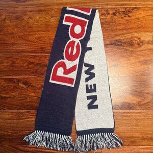 New York Red Bulls Fan Scarf – Bold Logo – MLS Supporter Gear – Fringed Ends
